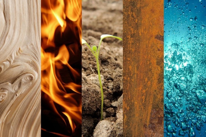 Photo of the five elements